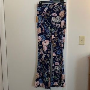 Floral print pants